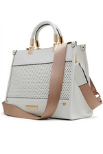 Load image into Gallery viewer, White Satchel Bag