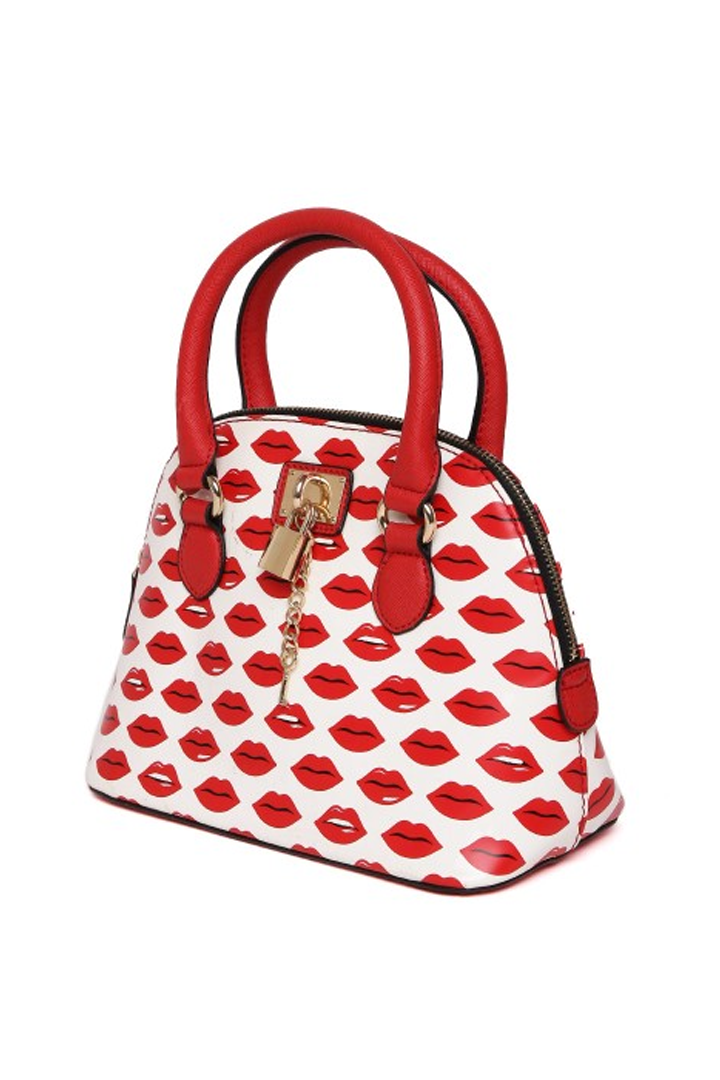 Aldo Red Lips Bag