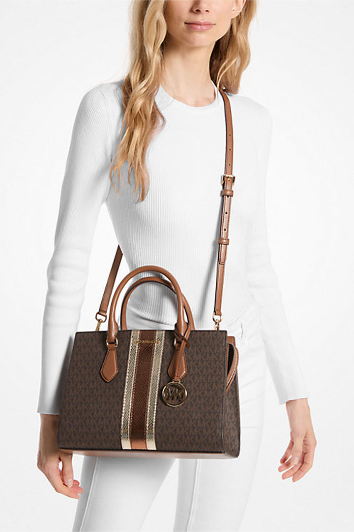 MK Cross Body Bag With Logo