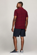 Load image into Gallery viewer, Regular Fit Stripe Wicking Polo
