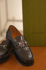 Load image into Gallery viewer, Black Gucci Loafers
