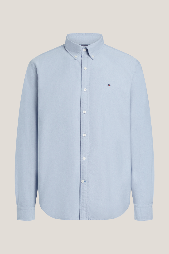 Organic Cotton Oxford Shirt | blue