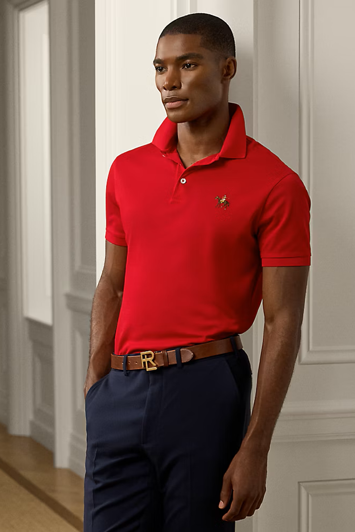 Polo Ralph Lauren Pima Soft Touch Red Polo Large