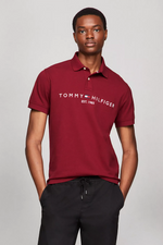 Load image into Gallery viewer, Embroidered Tommy Graphic Polo
