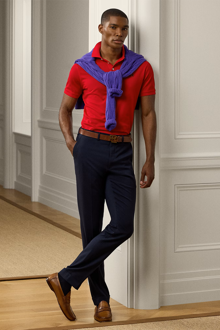 Polo Ralph Lauren Pima Soft Touch Red Polo Large