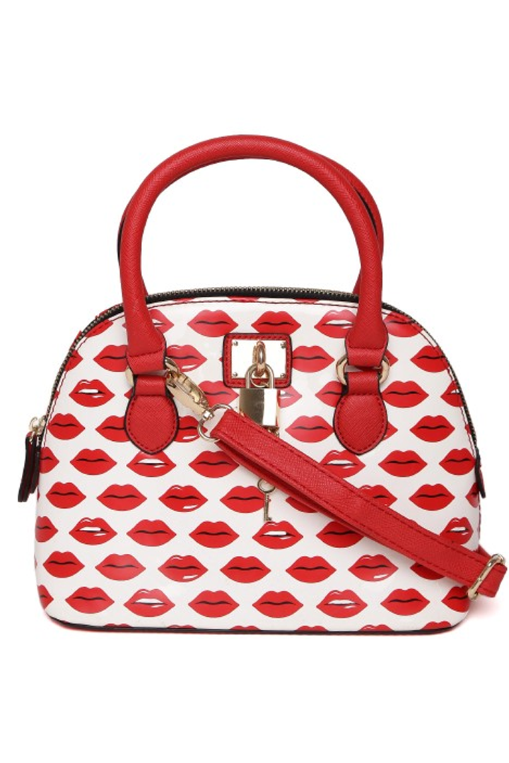 Aldo Red Lips Bag